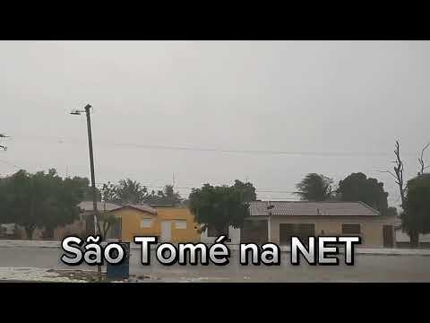 muita chuva em São Tomé RN