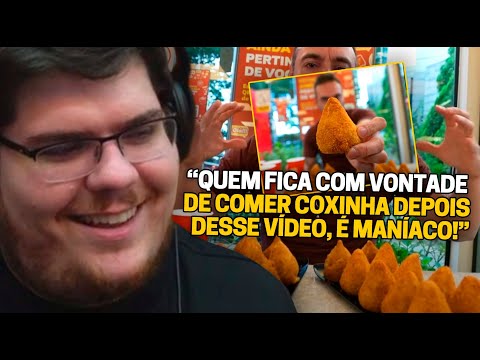 CASIMIRO REAGE: CORBUCCI QUEBRANDO O RECORDE DE COMER COXINHAS | Cortes do Casimito