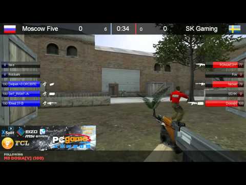 fnatic PLAY FCL 2012 Group B SK Gaming vs.Moscow Five de_forge Chinese Stream VOD