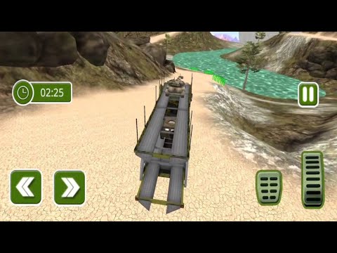 Army Car Transporter 2019 : Airplane Pilot Games || Travel to 2nd Base || level-6