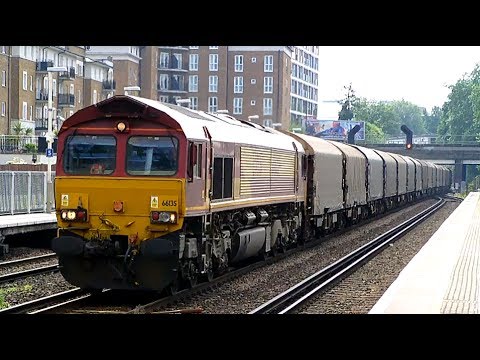 66135 6Vxx 08:12 Dollands Moor Sdgs to Margam T.C. @ Kensington Olympia 17/05/14