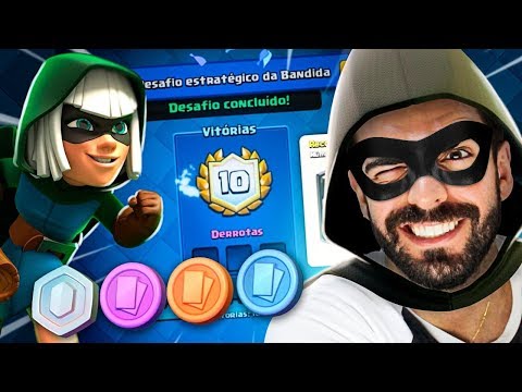 GANHEI O NOVO DESAFIO DA BANDIDA NO CLASH ROYALE!