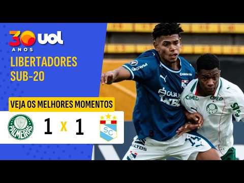 Gols e lances de Palmeiras x Sporting Cristal