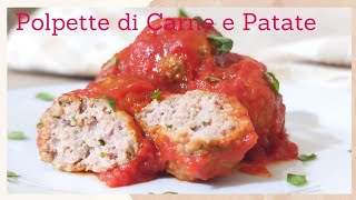 le Polpette di Carne e Patate morbidissime al sugo FRITTE NELLA FRIGGITRICE AD ARIA...TROPPO BUONE!