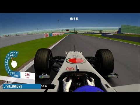 Jacques Villeneuve OnBoard - 2001 French Grand Prix - Assetto Corsa