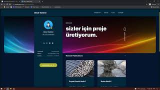 Kişisel Web Site Scripti V2 - En Uygun, SEO'ya Uyumlu! - 99₺