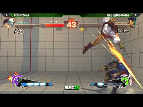 SSF4 AE2012 Top 8 LOUD Zeus vs HappyMedicine - NEC13 Tournament