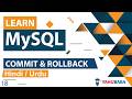 MySQL COMMIT ROLLBACK Tutorial In Hindi Urdu