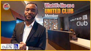 A Detail Review of the VIP Lounge of United Airlines, (UNITED CLUB) Acess Card, Food, Services Etc.