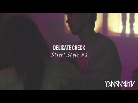 YDNKNWTV - Delicate Check: Street Style #1