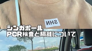 シンガポールでの隔離とPCR検査について