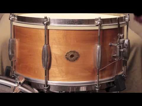 Slingerland No. 157 14x7" Student Model Snare Drum 1940s - Blue Duco image 16