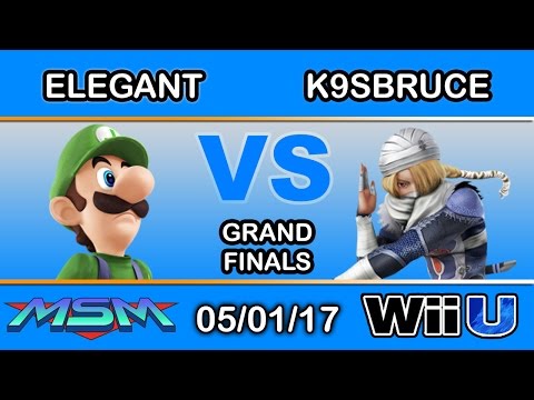 MSM 95 - BSD | Elegant (Luigi) Vs. MF LH | K9sbruce (Sheik) Grand Finals - Smash Wii U