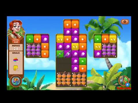 Lost Island Blast Adventure Level 419 NO BOOSTERS - A S GAMING