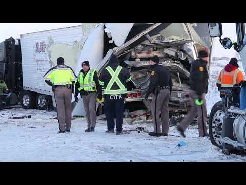 INTERSTATE 80 PILEUP - NEWTON, IOWA - 02/04/2021
