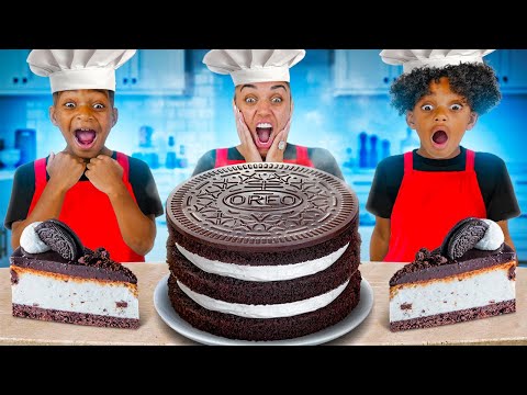 BAKING OREO CAKE WITH THE PRINCE FAMILY CLUBHOUSE