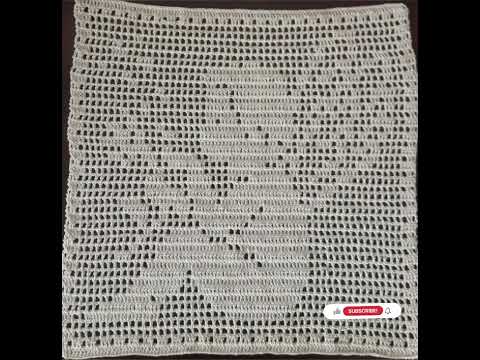 Centro de mesa cuadrado angelito tejido a crochet #youtubeshorts #angeles #crochetlove #crochet