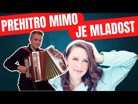 PREHITRO MIMO JE MLADOST (Avsenik) HARMONIKA - SPLETNO UČENJE | BUTTON BOX| GŠ VILI MARINŠEK |