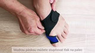 Bandáž HALLUX VALGUS s gélovým chráničom palca