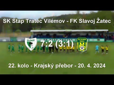 SK Stap Tratec Vilémov - FK Slavoj Žatec 7:2 (3:1)