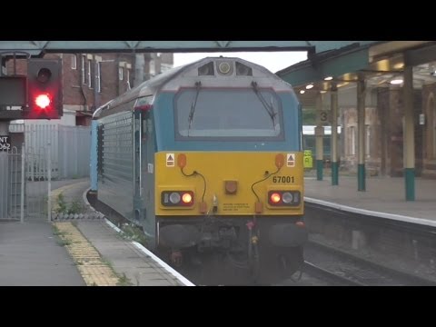ATW 82307 + 67001 Departs Newport (South Wales) For Holyhead