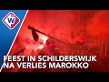 Feestsfeer in Schilderswijk na verlies Marokko, onrust blijf uit - OMROEP WEST
