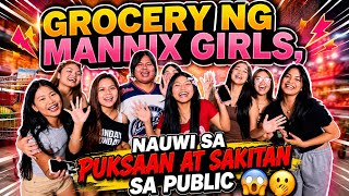 GROCERY NG MANNIX GIRLS, NAUWI SA PUKSAAN AT SAKITAN SA PUBLIC 😱🫢