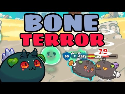 NEW RANK 1 PLAYS WITH TERROR CHOMP AND BONE SAIL COMBO | AXIE INFINITY CLASSIC