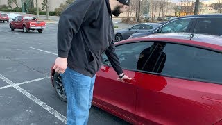 7&#39;2&quot; tall driver in a Tesla Model 3? No Problem!