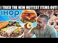 I Tried the New Hottest Items | Short Rib Omelet, Pumpkin Donuts, Burger, and more! | CHEAT DAY