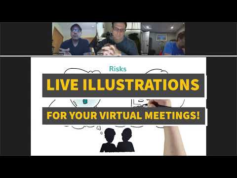 321 Fast Draw Live Virtual Illustrator - Live Illustrations for Your Virtual Meetings