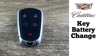 How To Change A Cadillac Smart Key Remote Fob Battery - ATS, CTS, XTS Batteries Replace Tutorial