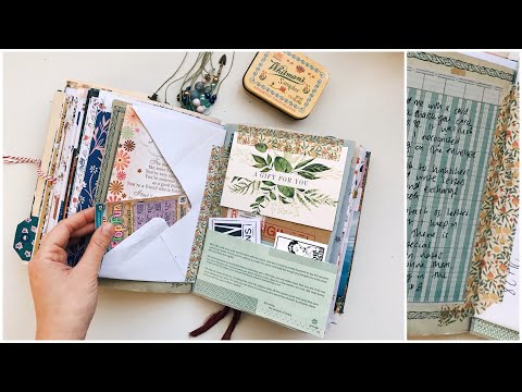 junk journal with me  process video ideas tips
