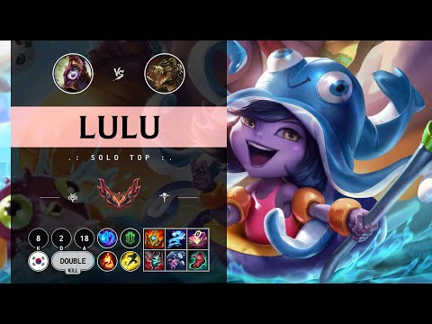 Lulu Top vs Renekton - KR Grandmaster Patch 14.11