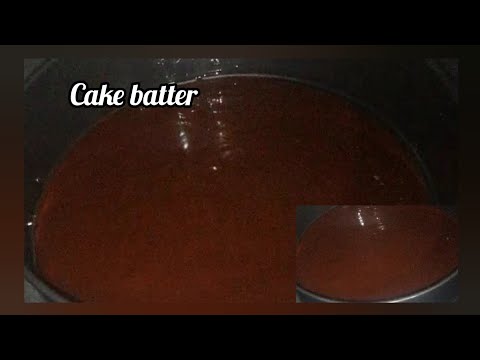 How to make Cake Batter | prepare cake batter with Sobia | step by step