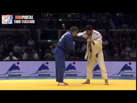 Judo Grand Prix Dusseldorf 2015 -100kg MARET Cyrille (FRA) vs. RAKOV Maxim (KAZ)