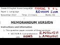 Grade 8 English Home Language Paper 1 Comprehension Summary And Language Mathszoneafricanmotives