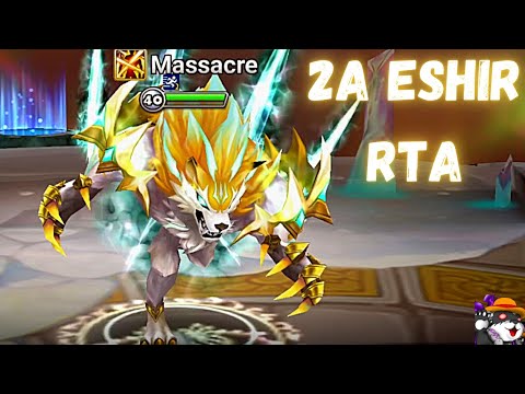The Power Of Eshir (2A Light Werewolf) In RTA  Summoners War