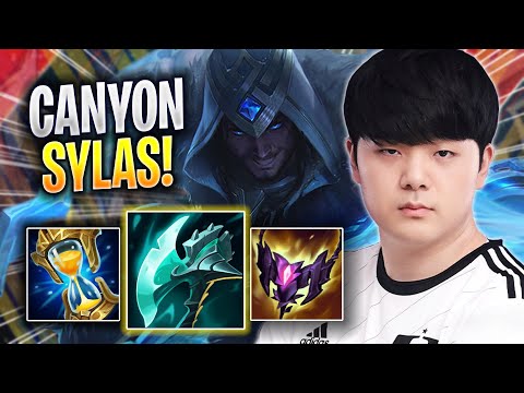 CANYON LITERALLY GOD MODE WITH SYLAS! - DK Canyon Plays Sylas JUNGLE vs Kindred! | Season 2023