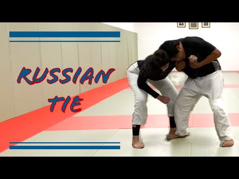 Grappling two on one: The russian tie
