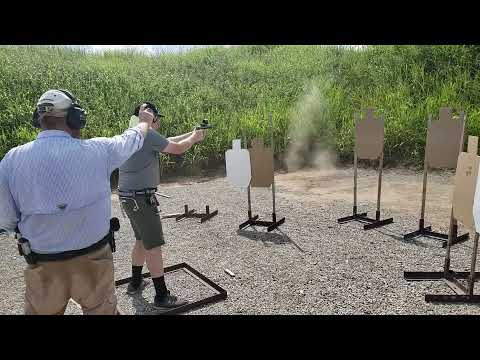 Atlas Gunworks custom .38 Super Comp Open gun, fast split times!