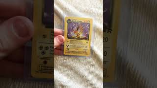 Not my normal set up #pokemon #jolteon #vintagepokemon #pokemonchannel #pokemoncards