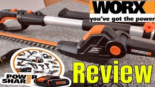 Worx WG252E 20V Cordless Pole Hedge Trimmer Review 2022 | Power Share