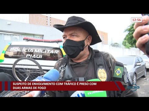 Suspeito de envolvimento com tráfico é preso com arma de fogo, drogas e dinheiro 22 03 2021