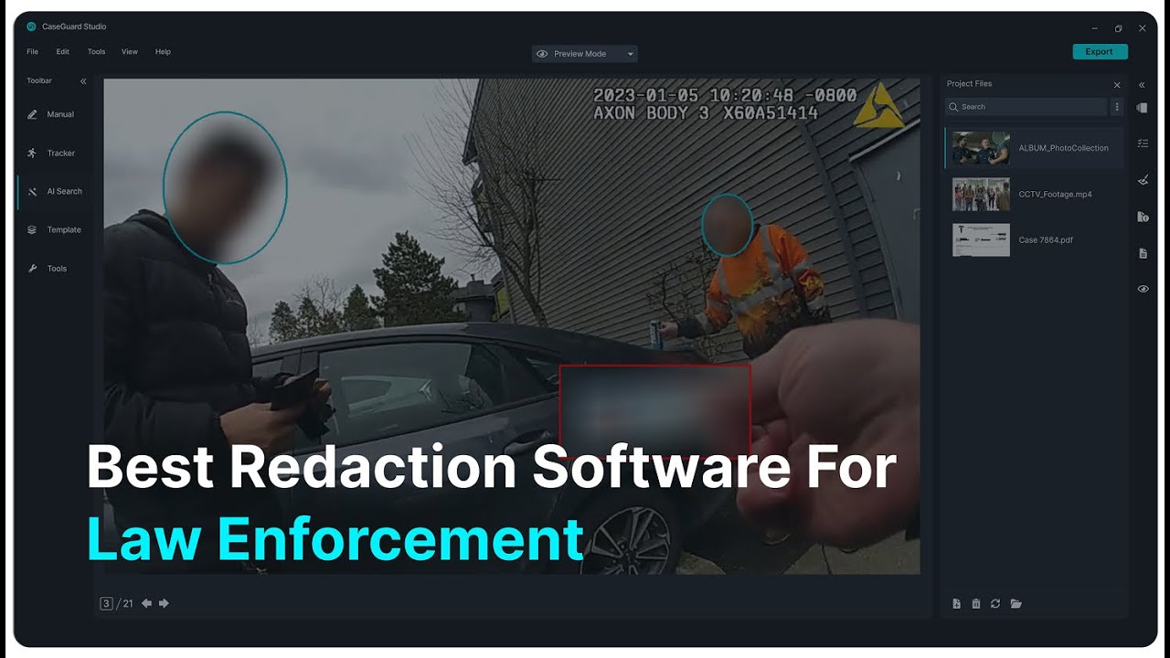 The Best Way To Redact Video, Audio, and Documents For Law Enforcement