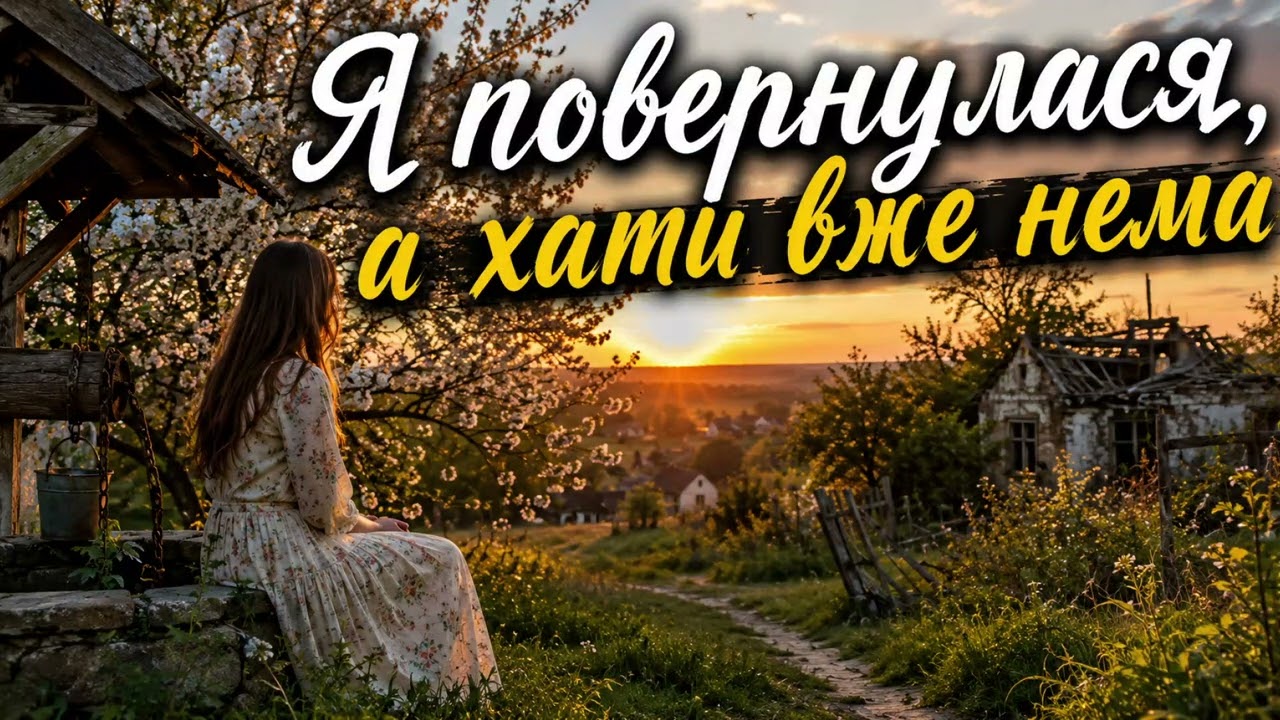 Я повернулася, а хати вже нема — душевна українська пісня 2026