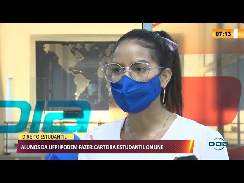 Alunos da UFPI podem solicitar ou renovar carteira online pelo DCE 04 05 2021