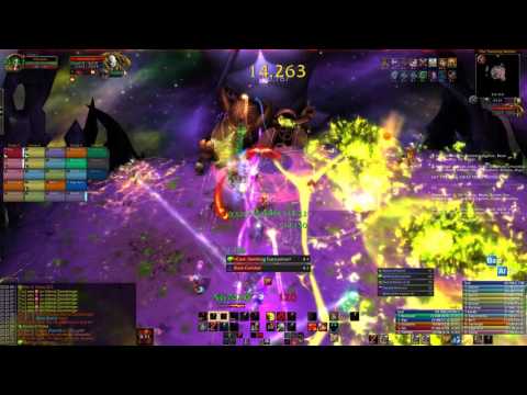 Bad Alts vs. Archimonde Mythic (Fury Warrior & Balance Druid split view)