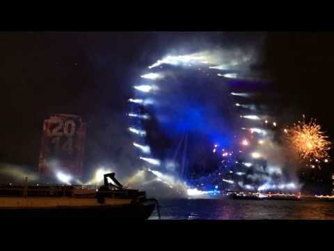 London 2014 New Year Eve Fireworks