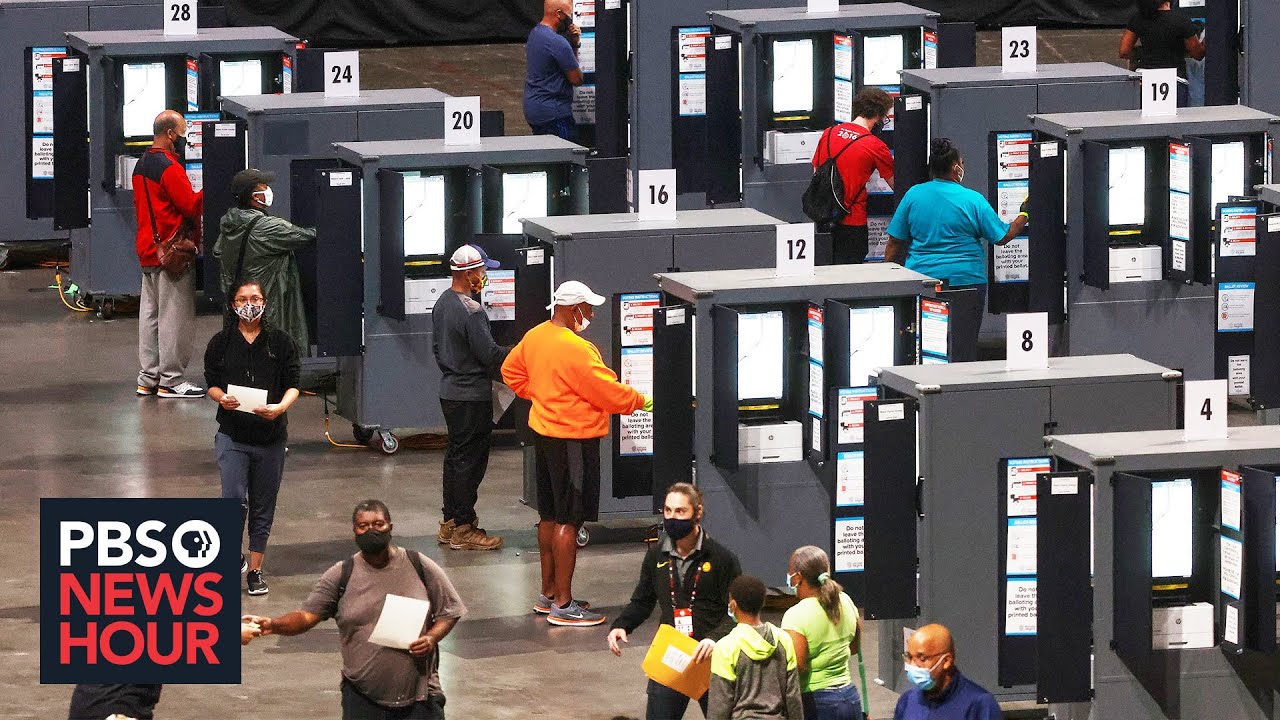 Despite pandemic, Georgia residents flock to the polls for early voting